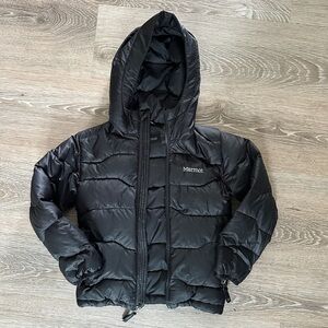 Black puffer jacket